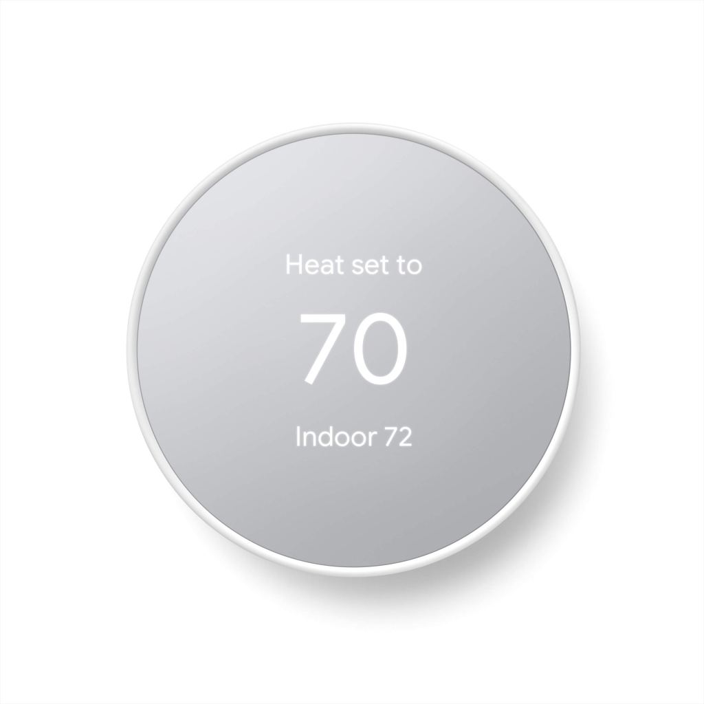 Google Nest Thermostat in Silver on Amazon on sale for Black Friday shoppers